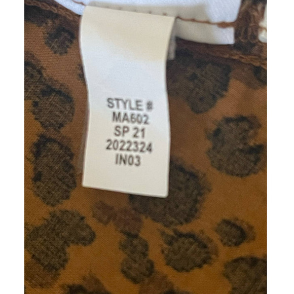 Madewell‎ Women's Leopard Cheetah Wrap Style Dress XS - Picture 7 of 8